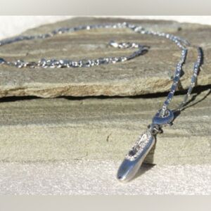 24kt Plate Gold or Silver Swarovski Ballet Dancer Pendant Charm